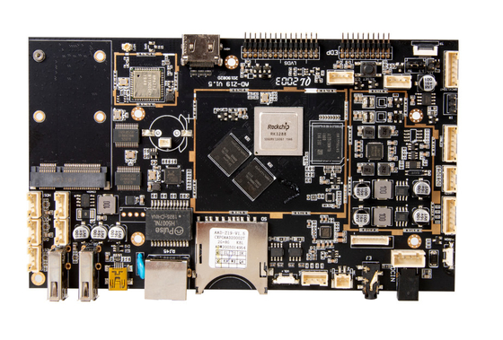 RK3288 Embedded System Board Android OS With DC In LVDS HD Dual Screen Interface