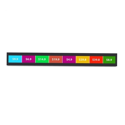 Shelf Edge Stretched Bar LCD , WiFi 4G LTE Ultra Wide Stretched Displays
