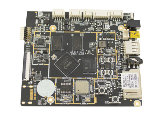 MIPI DSI Interface Embedded System Board RK3128 WIFI Ethernet PoE Optional