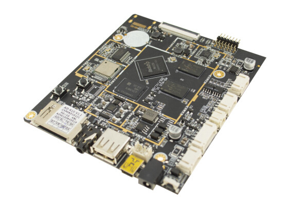 2GB DDR3 Embedded ARM Board 16GB EMMc PoE DVP Interface Android 6.0 Multiple Languages