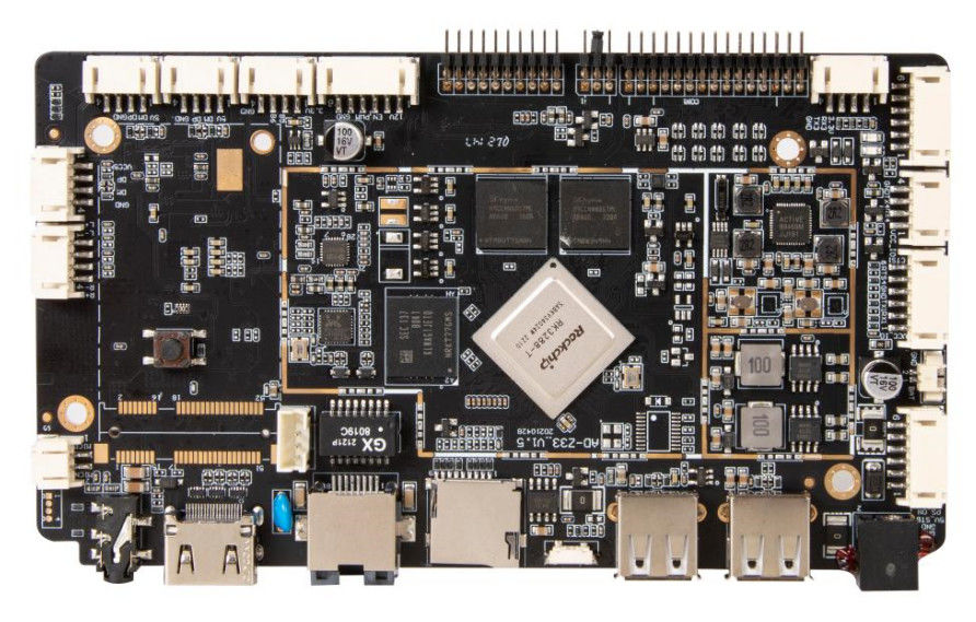 2GB 4GB RAM Mini Android Board EDP LVDS 10/100/1000M Ethernet Embedded ...