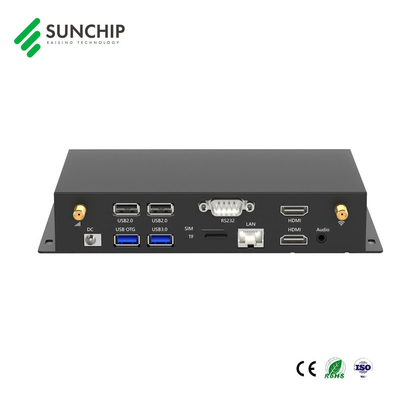 4K Android 11.0 Media Player For Face Recognition And Robotics With Multiple Interactive Mode Interfaces And Metal Housing