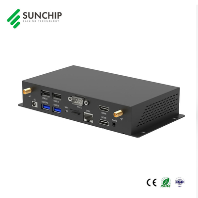 Metal Media Player RK3568 CPU For 4K Video Playback Android 11 wall mounted digital signage player box