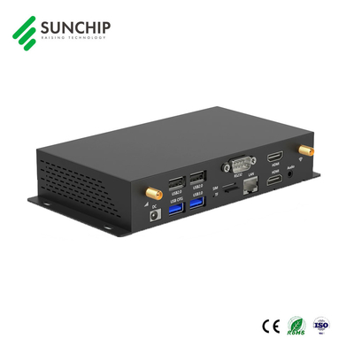 Metal Media Player RK3568 CPU For 4K Video Playback Android 11 wall mounted digital signage player box