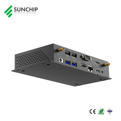 Metal Media Player RK3568 CPU For 4K Video Playback Android 11 wall mounted digital signage player box