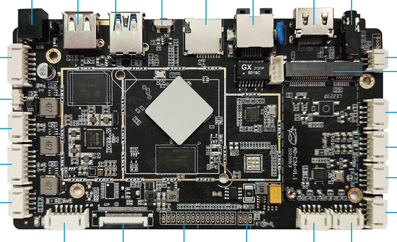 RK3566 Industrial Motherboards  PCBA Android11 Embedded Motherboards for AI Digital Robots