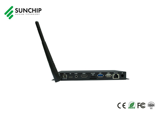 RK3399 Hexa-Core Android 7-10 Gigabit Ethernet Capacity DDR 32GB Signage Box Android Box with Various HD screen Support