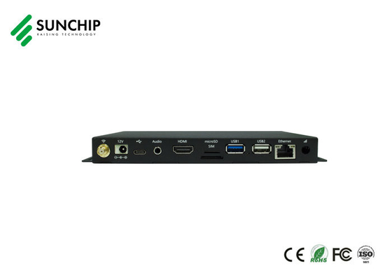 RK3399 Hexa-Core Android 7-10 Gigabit Ethernet Capacity DDR 32GB Signage Box Android Box with Various HD screen Support