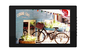 Metal Wall Mount Tablet PC LCD Screen 17 Inch Food Menu Order Board For Restaurants
