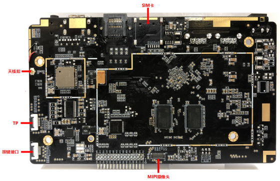 RK3568 Arm Board EMMC Storage 16GB/32GB Optional Embedded System Board