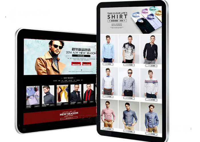 21.5inch Wall Mounted Advertising Equipment Android Display Lcd Touch Screen Interactive Digital Signage