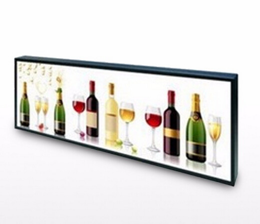 Supermarket Shelf Stretched LCD Display 23.1 Inch Support 4G LTG And POE